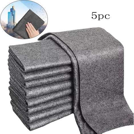 Chiffon Absorbant - Microfibre Coréenne - Sans Peluches Ni Traces D'eau - Pour Cuisine Et Vaisselle - Lot De 4 (1/4)