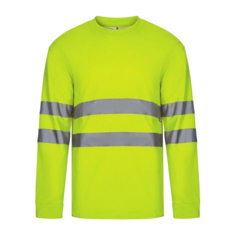 Camiseta técnica manga larga VELILLA 305604 XL Amarillo flúor (1/5)