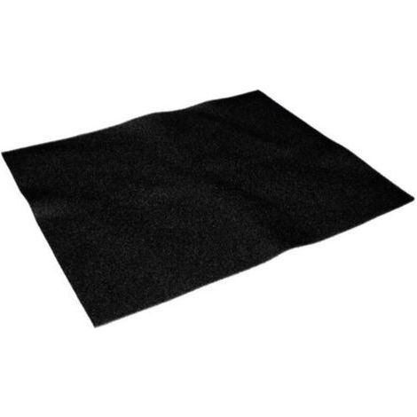 Universeller Aktivkohlefilter für Dunstabzugshauben – 500 x 400 x 3 mm, schwarz, hohe Absorptionsfähigkeit, 1 Stück (1/3)