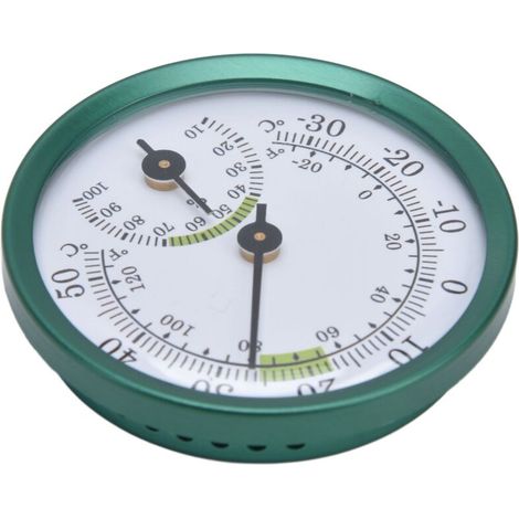 Thermomètre Hygromètre Murale Compact Écran Grand et Transparent pour Mesurer Température et Humidité Intérieure