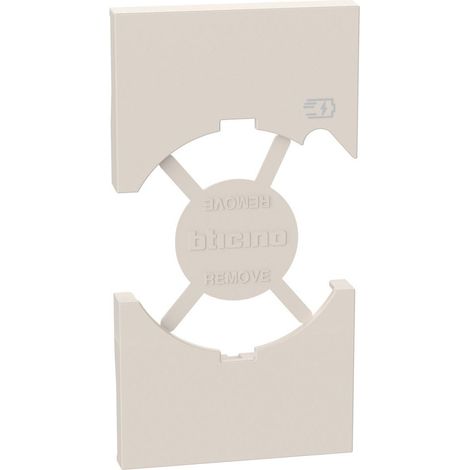 Cover per presa standard P40 con USB 2 moduli Living Now Sabbia BTicino KM68