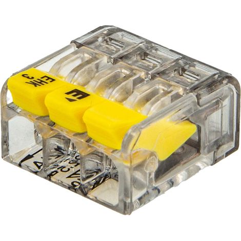 ELTROPA Steckklemme Typ EHK - Klemme für 3 flexible & Massivleiter 0,2 bis 2,5 mm² (1/3)