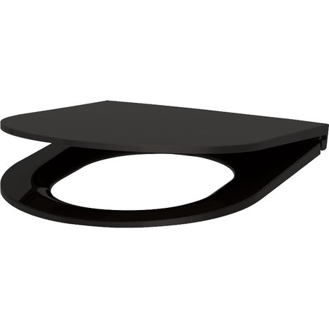 Delabie WC-Sitz Slim S21 schwarz Duroplast mit Deckel
