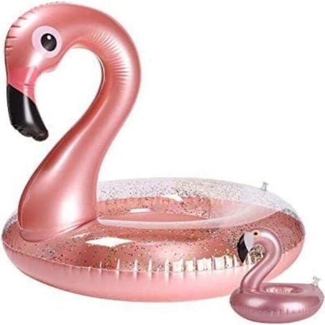 Flamingo Hinchable - Tubo Flotador para Piscina - PVC No Tóxico - Para Adultos - Unidad (1/5)