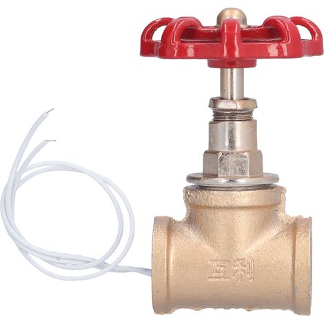 Interrupteur en T industriel vintage Steampunk avec vanne d'arrêt 1/2 po et fil pour luminaires tubulaires (1/5)