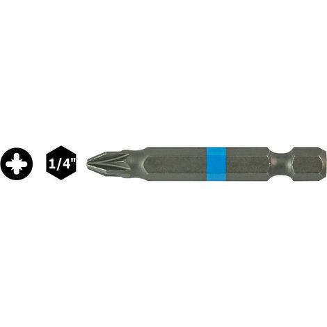 INSERTI LUNGHI POZIDRIV MM 100 MAURER PLUS SET 2 PZ PZ2 - CF. IN BLISTER