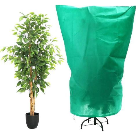 2 Pack 32'' x 47'' Plant Cover, Frost Protection, Outdoor Plant Frost Blanket, Plant Frost Protection Sheet. (1/5)