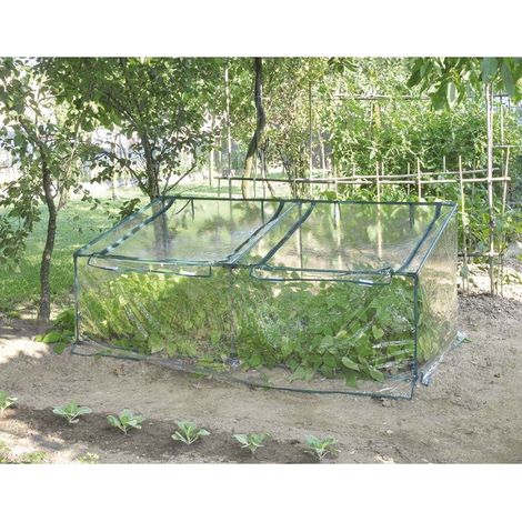 Serra da Giardino in Acciaio con Telo Rama Primizia Verde (1/3)