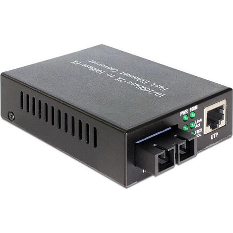 Convertidor Delock 100base-fx interfaz SC multimodo 2 km
