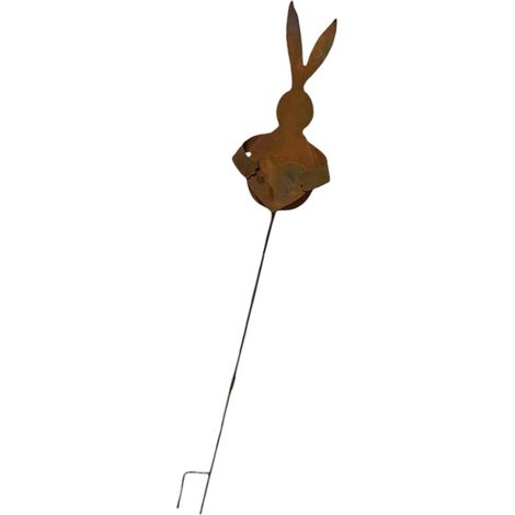 Siluetas de conejos de hierro duraderas - 1 pieza