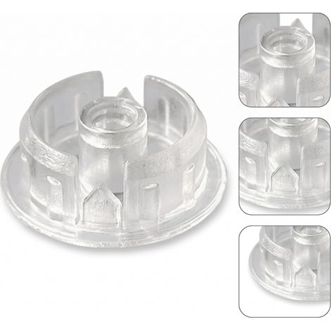 10 Pièces Connecteur de Rail Inférieur Transparent en Plastique PC, Dimensions 2.3×0.7 cm, Pièce de Réparation pour Store à Lamelles (1/5)