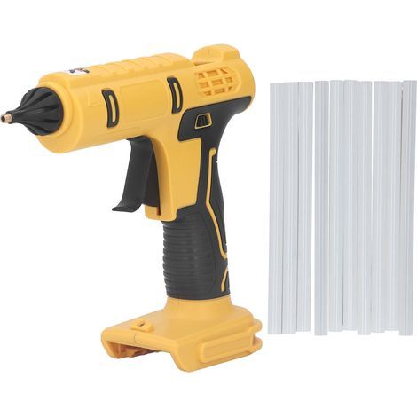 100W Hot Melt Glue Gun, Fast Heating, Battery Powered, Cordless Electric with LED Light (1/5)