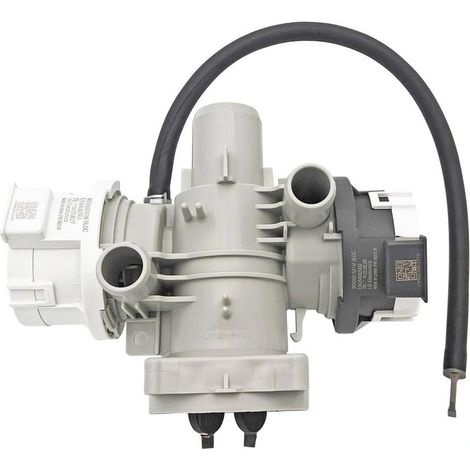 L'ensemble de pompe de vidange de machine à laver AHA75693423 convient à la pompe de vidange de machine à laver LG WSEX200 DC26V.