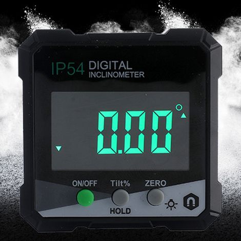 ETOPOO 490° IP54 Neigungsmesser, LCD-Bildschirm, magnetische Digitalanzeige, einfaches Gehäuse, grün (1/5)