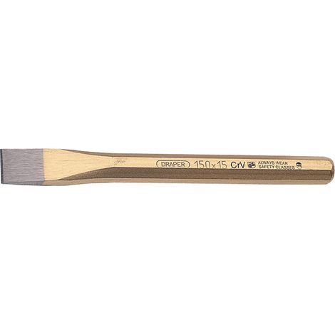 Draper Expert 51546 Cold Chisel - Flat, Octagonal, 15 x 10 mm for Metalworking and Construction