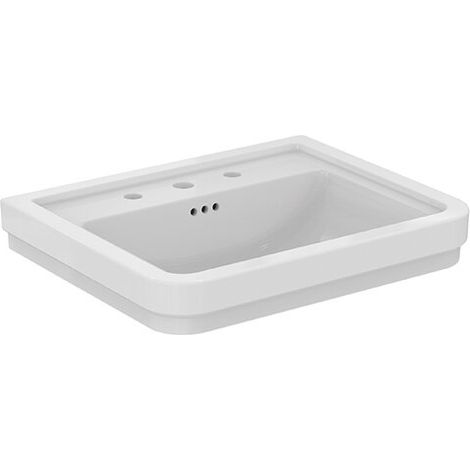 IDEAL STANDARD E221801 Lavabo Calla 3 trous avec trop-plein (1/2)