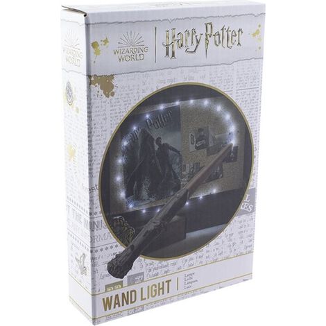 Paladone Luces de cadena con varitas Harry Potter - Producto oficial, decoración mágica para dormitorio, luz cálida, alimentada por batería (1/4)