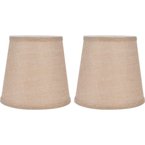 Lot de 2 abat-jour modernes, douille E14, pour lampes de table, lampadaires et lustres, style européen (1/5)
