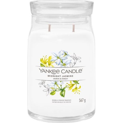 YANKEE CANDLE CANDELA IN GIARA GRANDE MIDNIGHT JASMINE (1/2)