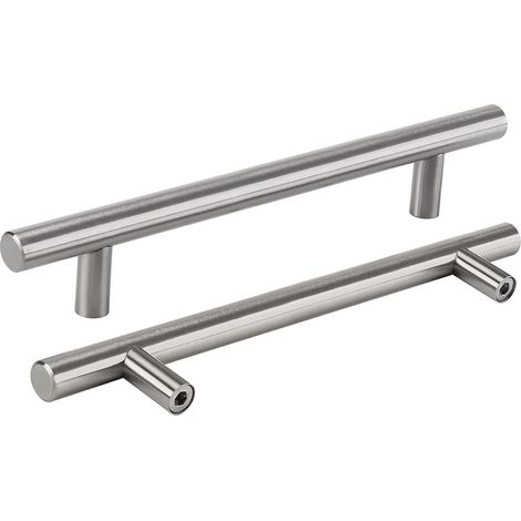 Maniglia per mobili - Confezione da 5 maniglie per mobili da cucina, spaziatura fori: 128 mm, acciaio inossidabile (1/5)