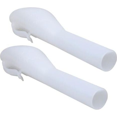 Lot de 2 entonnoirs carburant pour véhicule - Entonnoir gaz Pour combustion carburant, réservoirs remplissage, entonnoir voiture Blanc (1/5)