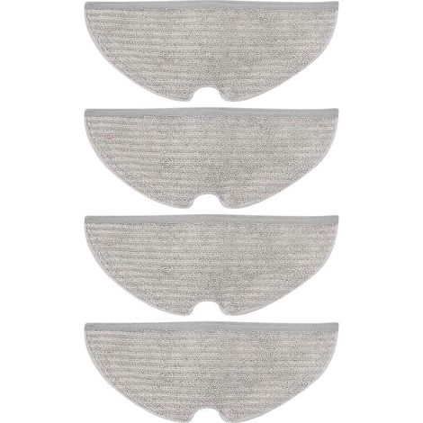 Lot de 4 chiffons de nettoyage en microfibre pour Roborock S6, S6 Pure, S6 MaxV et S5 Max (1/5)
