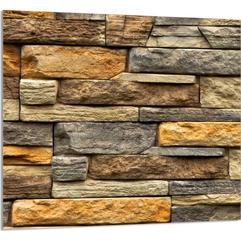 PANNELLO IN VETRO PER CUCINA 65x60 Brick (1/5)