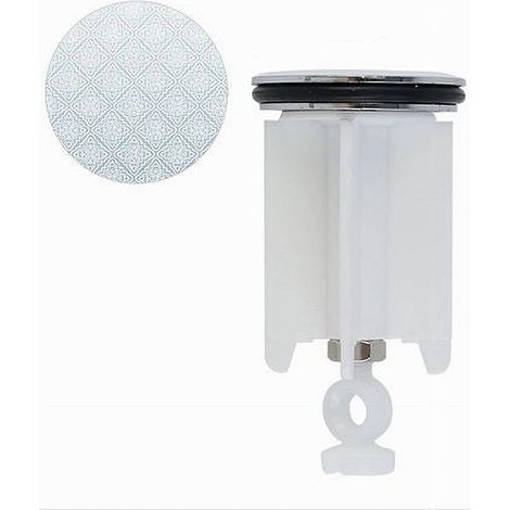 Cleafe - Tappo Per Lavandino Bagno Lavabo Bidet Universale 40mm Con Motivo Maioliche 87277 - (1/2)