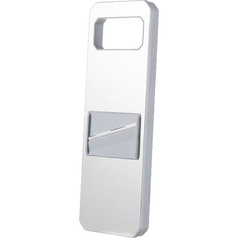 Couteau multifonction coupe-légumes acier inoxydable manuel pour cuisine gris galaxie, 6 lames (tapis antidérapant, protège-main) (1/5)