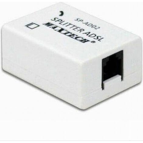 Filtro Adsl Splitter Telephonic Rj11 3 Ingressi Femmina Sdoppy Maxtech Sp-ad02 (1/2)