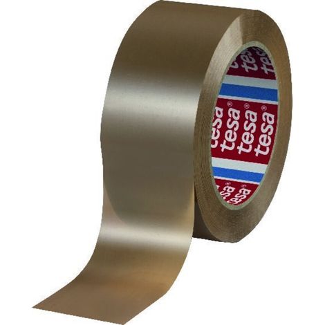 tesa Recycled PET CST 60418 chamois 132mx50mm with hotmelt rubber 6 Stk