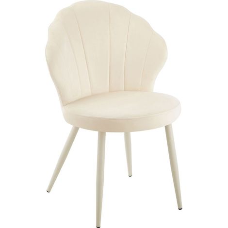 Sillas Comedor - Silla Virea Terciopelo - Beige