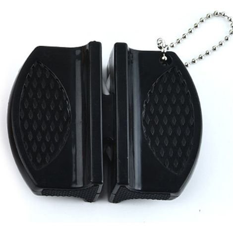 Aiguisoir - Tiges En Céramique Croisées - Pour Couteaux De Cuisine - Design Accrochable - 1 Pièce (1/5)