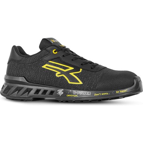 Scarpe Antinfortunistiche UPower Frank S1P Linea RedLeve Nero/Giallo 40
