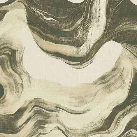 Vliestapete - Structured Walls - Creme Gold Braun Muster Motive Grandeco - A85102 (1/4)