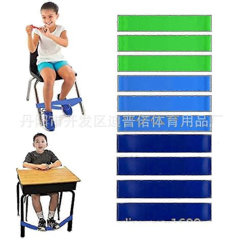 15 élastiques anti-stress pour chaise enfant - Repose-pieds pour salle de classe