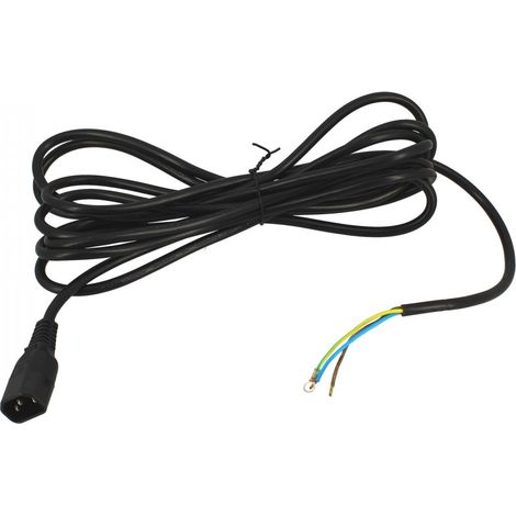 Cordon IEC Mâle C14 - 5 mètres - 31mm - noir