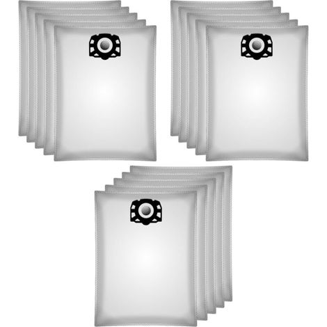 Lot de 15 sacs filtrants en non-tissé de rechange pour aspirateurs Kärcher WD4 WD5 WD5 Premium MV4 MK5 MV6 comme 2.863-006.0 (1/5)