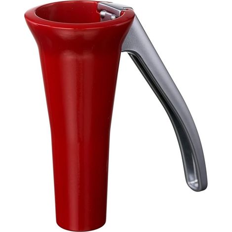 Schiaccianoci in acciaio inox - Progettato e prodotto in Svezia - Efficace su noci di tutte le dimensioni con il minimo sforzo - Schiaccianoci molto robusto e durevole - Colore rosso (1/5)