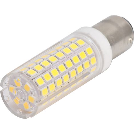 Ampoule BA15D à intensité variable, éclairage 360°, 1000 lm, 102 LED, pour lustre ou plafonnier, 220 V, 12 W, blanc froid