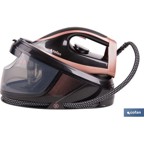 Centro de planchado 3100 W, 8 bares, depósito de agua 1,5 L, vapor 110-120 g/min