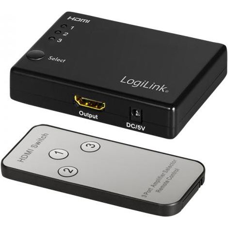 Switch HDMI Logilink a 3 porte 1080p/60Hz (1/4)