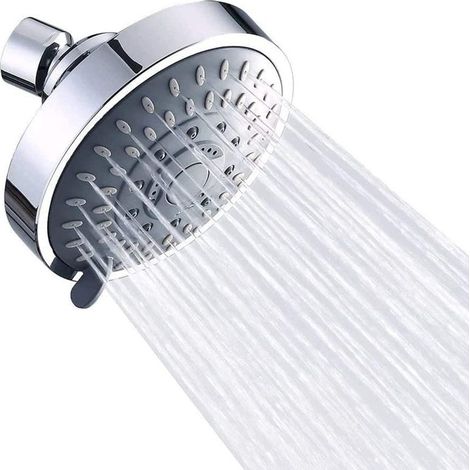 Cabezales de ducha fijos, cabezales de ducha de alta presión, cabezales de ducha antical, cabezales de ducha de lluvia que ahorran agua. (1/5)