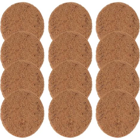 Stück runde Kokosfaser Pads als atmungsaktive (1/5)