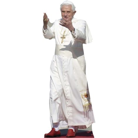 Figurine en carton Le pape Benoit XVI Joseph Aloisius Ratzinger Haut 180 cm (1/5)