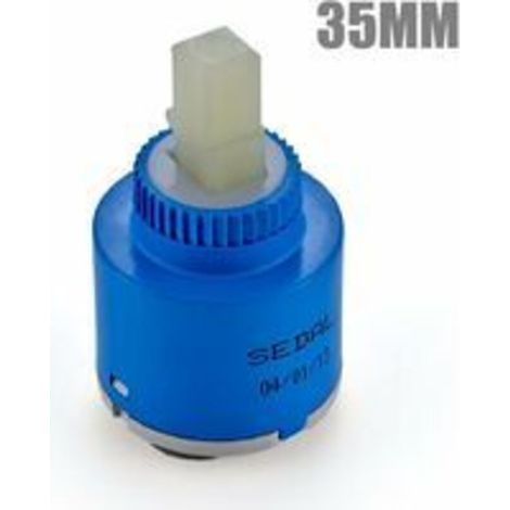 Cartouche de robinet en Céramique pour Mitigeur Valve Remplacement 35MM (1/4)