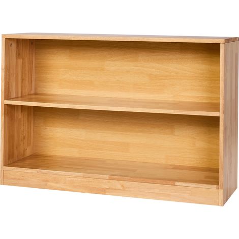 Mophorn Mobiletto di stoccaggio per giocattoli con 2 ripiani e 2 scomparti, ideale per organizzare la cameretta dei bambini, scaffale portaoggetti per giocattoli, colore marrone (1/5)