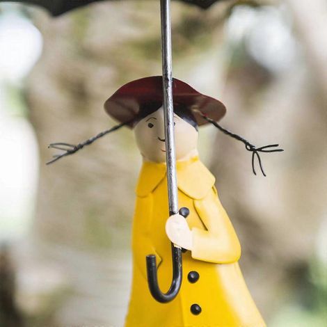 Mangeoire à oiseaux en métal durable, facile à installer et idéale pour le jardin. (1/4)