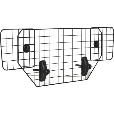 Grille de sécurité pour chien, ajustable, installation facile, Noir, 120X40.5 cm (1/2)