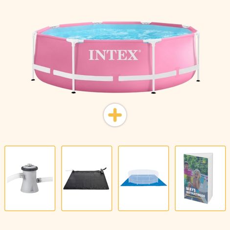 Intex Piscine Tubulaire Ronde - 244x76 cm - 5-pièces  SCB126 (1/5)
